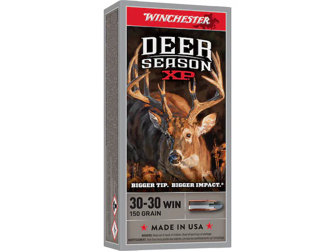 Winchester Deer Season XP 30-30 Winchester Ammo 150 Grain Winchester Extreme Point Polymer Tip 200rounds15 - Fast Ship