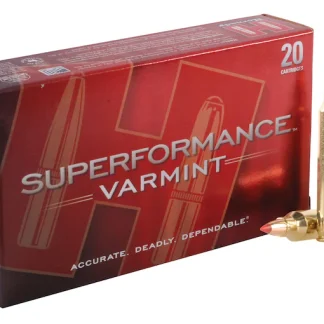Hornady Superformance Varmint 204 Ruger Ammo 40 Grain Hornady V-Max Polymer Tip 500rounds For Sale