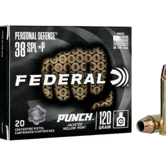 Federal Personal Defense Punch 38 Special +P Ammo 120 Grain Jacketed Hollow Point 200 - Colored Glock Switches | Glock Switch Store