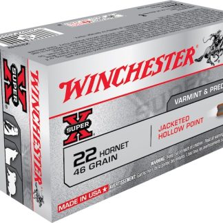 Shop Winchester Super X 22 Hornet Ammo 46 Grain Jacketed Hollow Point  200 rounds